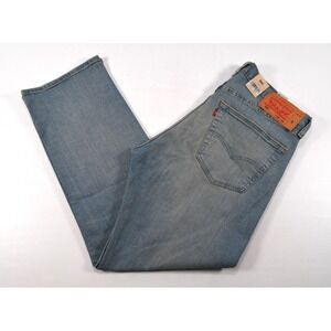 Nwt's Levi's 501 Original Stretch Button Fly Blue Jean Denim Men's 35 x 30